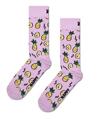 Носки Happy Socks фиолетовые