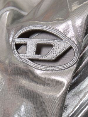 Hosszú ujjú nyakkendő Diesel ezüstszínű