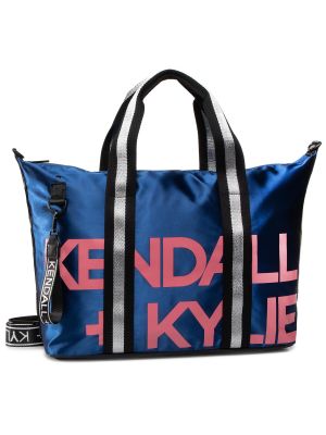 Rankinė satino Kendall + Kylie mėlyna