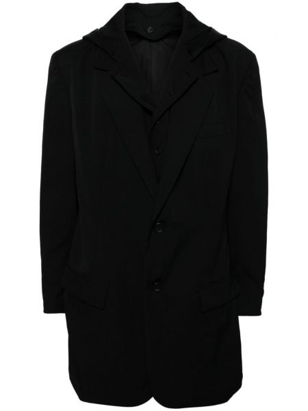 Blazer i uld Yohji Yamamoto sort