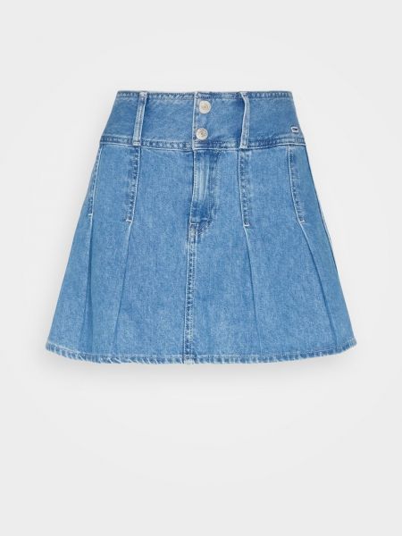 Mini spódniczka Tommy Jeans niebieska