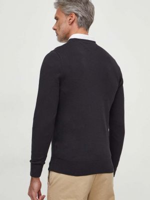 Bavlněný svetr Tommy Hilfiger černý