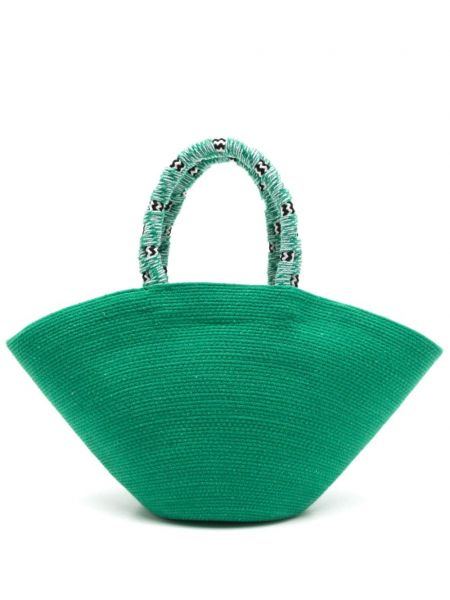 Bavlnená nákupná taška Nannacay zelená