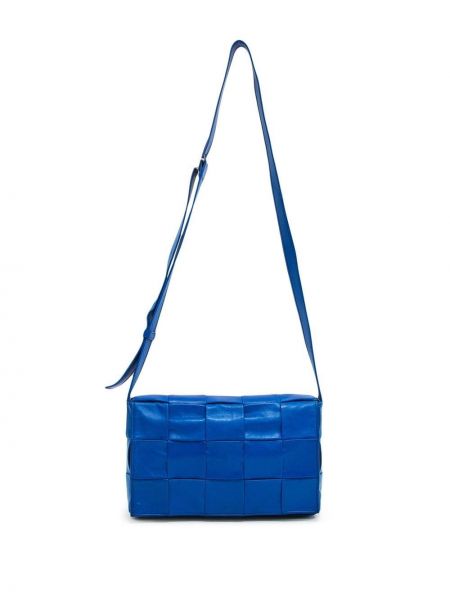 Bottega Veneta Pre-Owned sac porté épaule Cassette à tressage Intrecciato (années 1990) - Bleu Bottega Veneta Pre-owned
