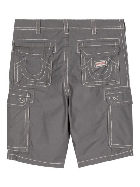 Shorts cargo avec poches True Religion gris