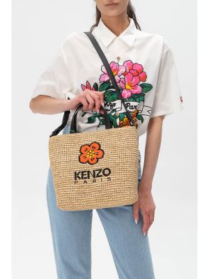 Бежевая сумка Kenzo
