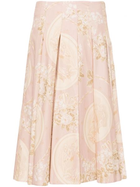 Květinové bavlněné sukně s potiskem Semicouture