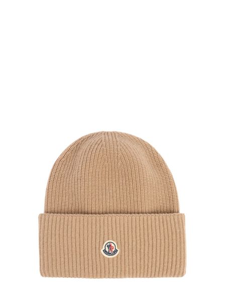 Mössa i ull Moncler beige