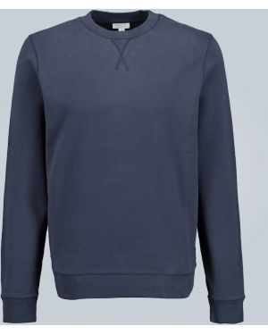Sweatshirt aus baumwoll Sunspel blau
