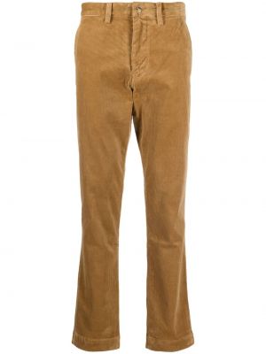 Ravne hlače iz rebrastega žameta Polo Ralph Lauren