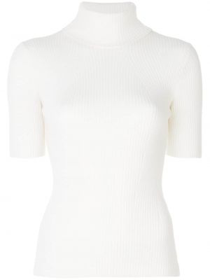 Jersey cuello alto con cuello alto de tela jersey 3.1 Phillip Lim blanco