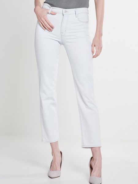 Proste jeansy J-brand białe