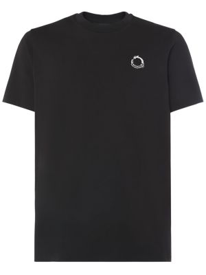 Pamučna polo majica Moncler crna