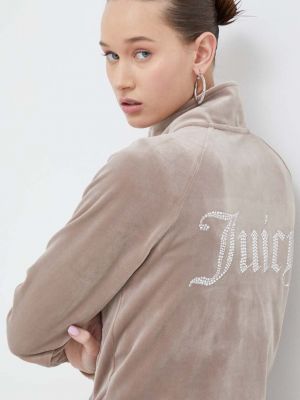 Светр з аплікацією Juicy Couture бежевий