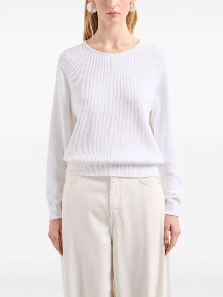Sweter Emporio Armani biały