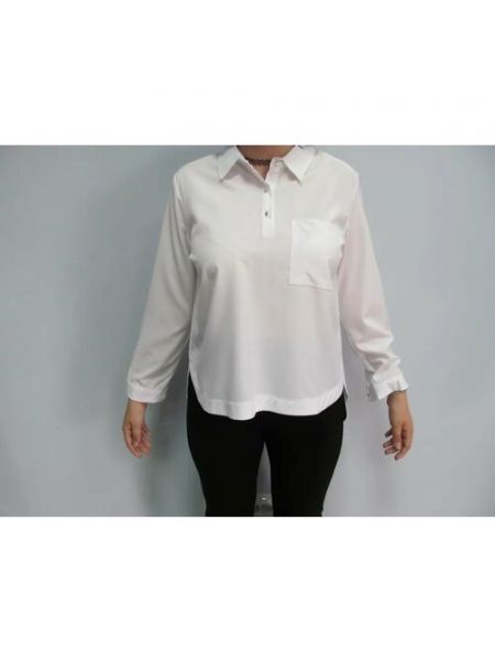 Приталенная блузка H.t.h белая