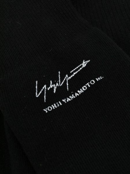 Socken mit print Yohji Yamamoto schwarz