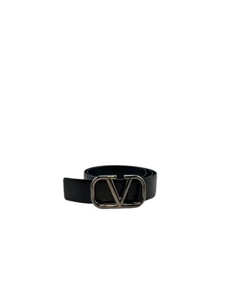 Cinturón de cuero Valentino negro