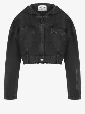 Джинсовая куртка Moschino Jeans черная