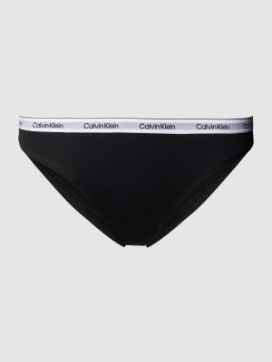 Slipy w jednolitym kolorze Calvin Klein Underwear czarne
