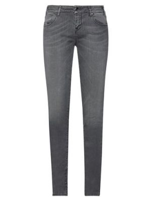 Jeans di cotone Tramarossa grigio