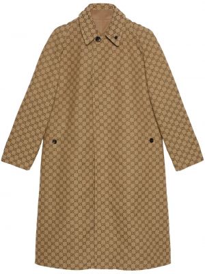 Obojstranný kabát Gucci hnedá