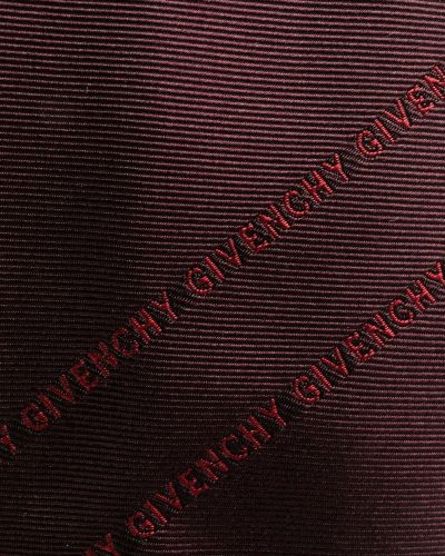 Corbata con bordado de seda Givenchy rojo