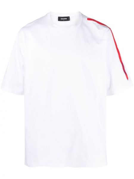 T-shirt a maniche corte Dsquared2 bianco