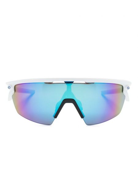 Oversize слънчеви очила Oakley бяло