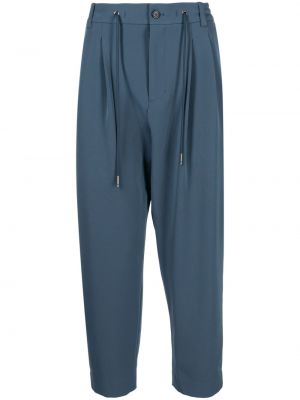 Pantaloni plisate Songzio albastru