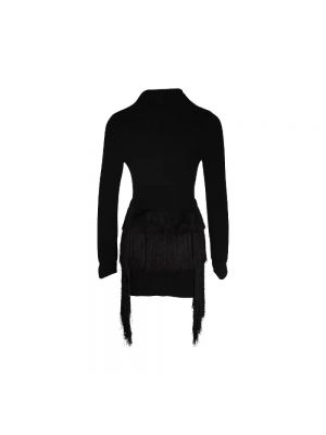 Vestido de lana Mugler Pre-owned negro