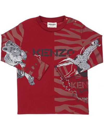 Хлопковая футболка Kenzo Kids