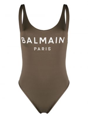 Badeanzug mit print Balmain