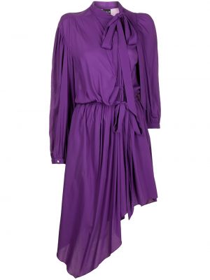 Vestido de noche con lazo Cool T.m violeta