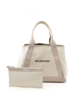 Shopperka Balenciaga Pre-owned beżowa