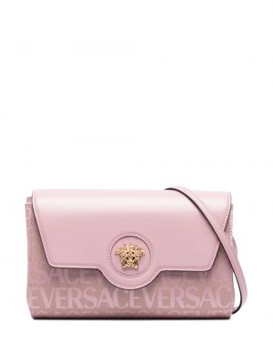 Taška přes rameno Versace růžová