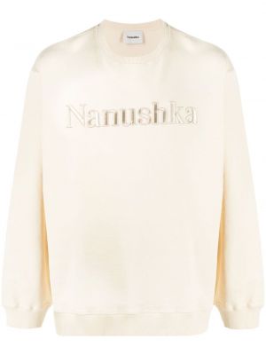 Sweatshirt mit stickerei Nanushka