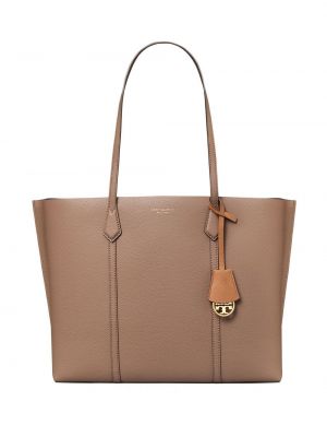 Leder shopper handtasche mit print Tory Burch