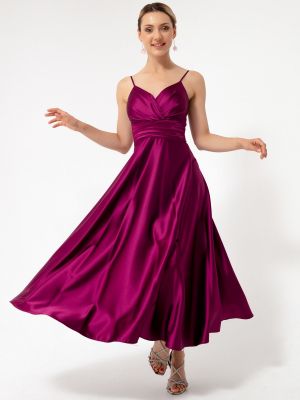 Fioletowa sukienka wieczorowa Lafaba