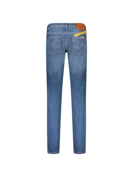 Wildleder skinny jeans Jacob Cohën blau