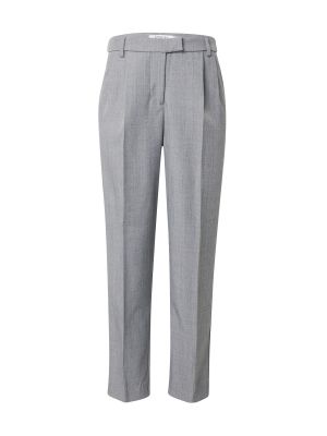 Pantaloni plissettati Msch Copenhagen grigio