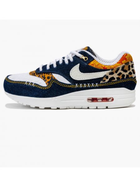 Леопардові кросівки Nike Air Max сині