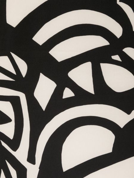 Foulard en soie à imprimé à motifs abstraits Max Mara