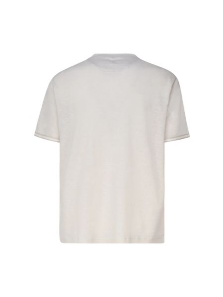Camiseta de lino de algodón Eleventy beige
