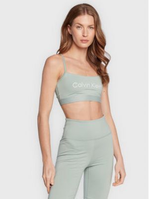 Calvin Klein Performance Podprsenkový top 00GWS2K152 Zelená