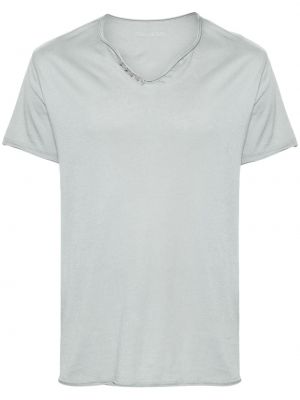 Bavlnené tričko Zadig&voltaire sivá