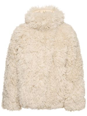 Chaqueta de nailon oversized Goldbergh beige