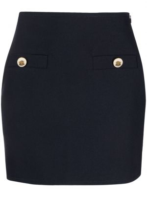 Vlněné mini sukně Sandro modré