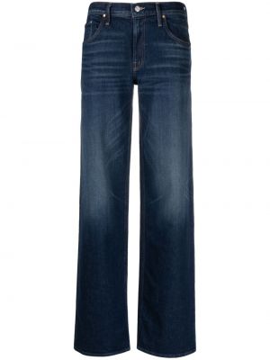 Daunen straight jeans mit absatz Mother blau