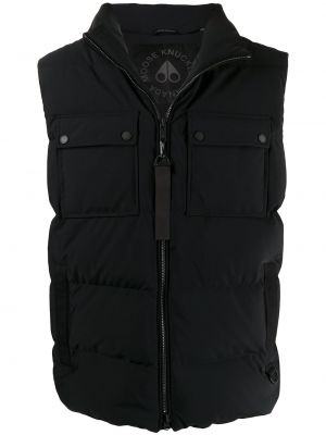 Hette zip vest Moose Knuckles svart